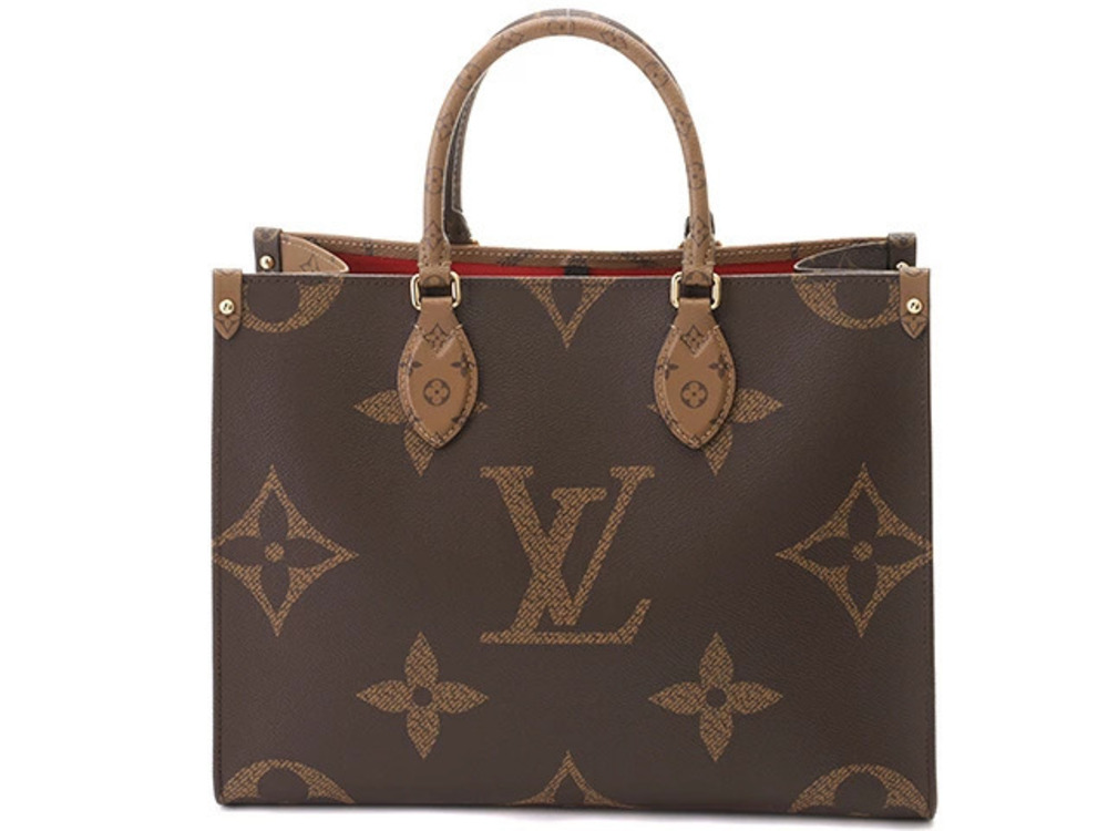 LOUIS VUITTON On The Go Monogram Giant Reverse Brown Tote Bag
